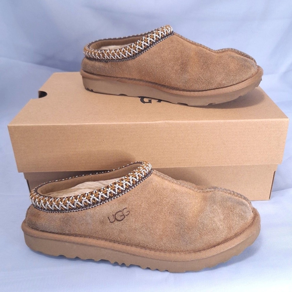 UGG Tasman II Slip-On Slippers Youth 3 Fits Women's 5 w/ Box Shearling Cozy